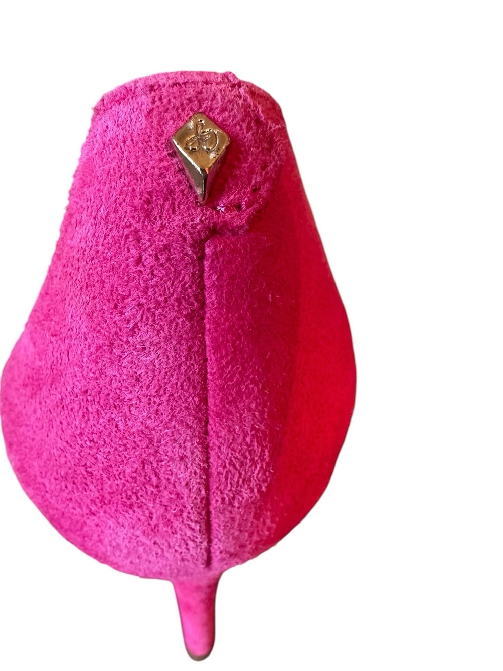 Sam Edelman Hot Pink Suede D'Orsay Pointed-Toe Pumps New, 7.5 - Picture 8 of 10
